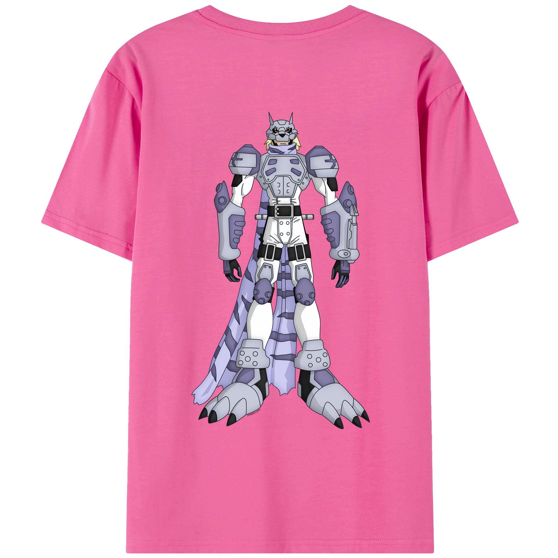 （画像用） Digimon デジタルモンスター/デジモン レディース半袖Tシャツ(バックプリント)